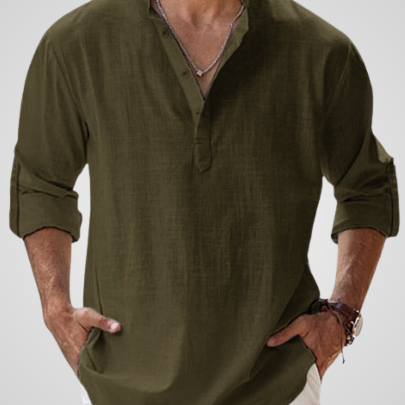 Harland | Breathable Linen Shirt