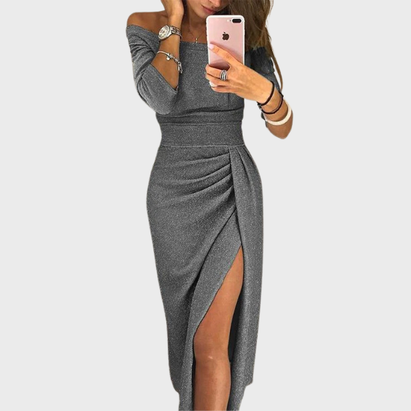 Beatrix | Chic Off-Shoulder Evening Dress