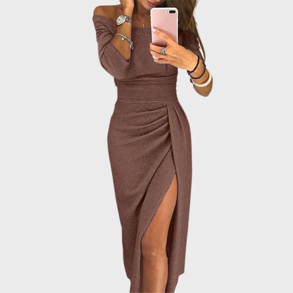 Beatrix | Chic Off-Shoulder Evening Dress