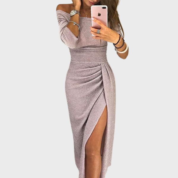 Beatrix | Chic Off-Shoulder Evening Dress