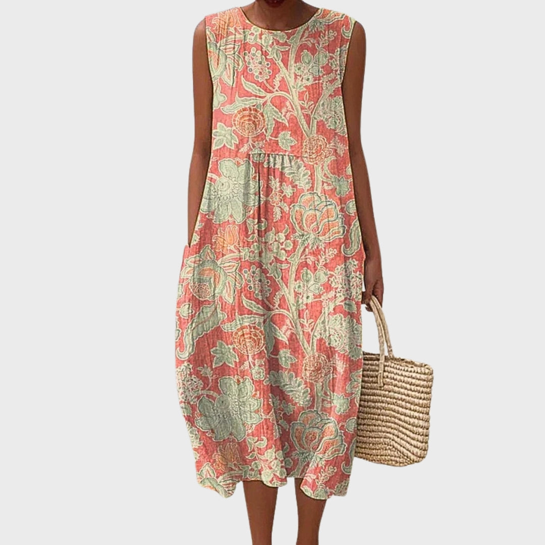 Katie | Cotton Petal Dress