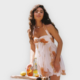 Clarissa | Floral Chiffon Mini Dress