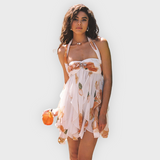 Clarissa | Floral Chiffon Mini Dress