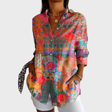 Ruby | Floral Button-Up Shirt