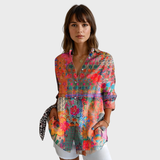 Ruby | Floral Button-Up Shirt