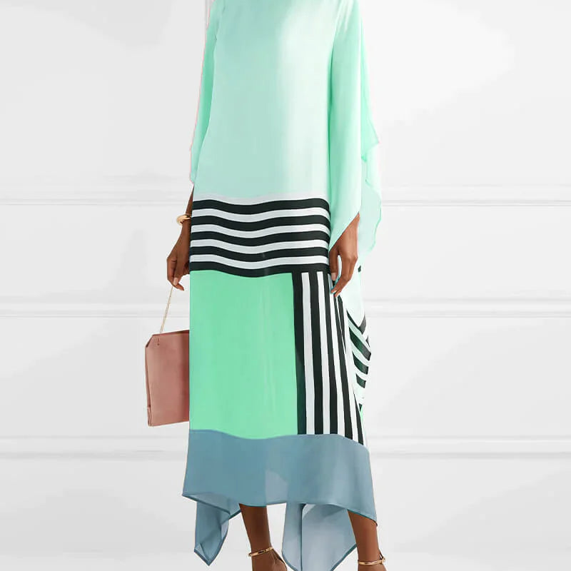 Delaney™ Elegant Printed Kaftan Dress