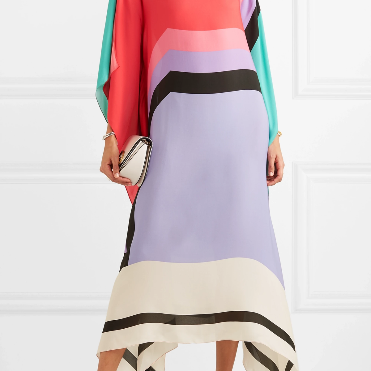 Delaney™ Elegant Printed Kaftan Dress