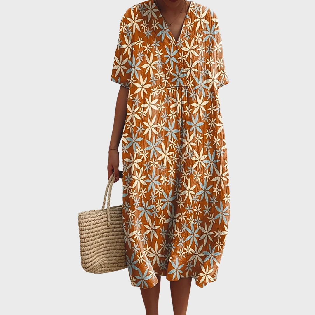 Scarlett | Floral Vintage Cotton Dress