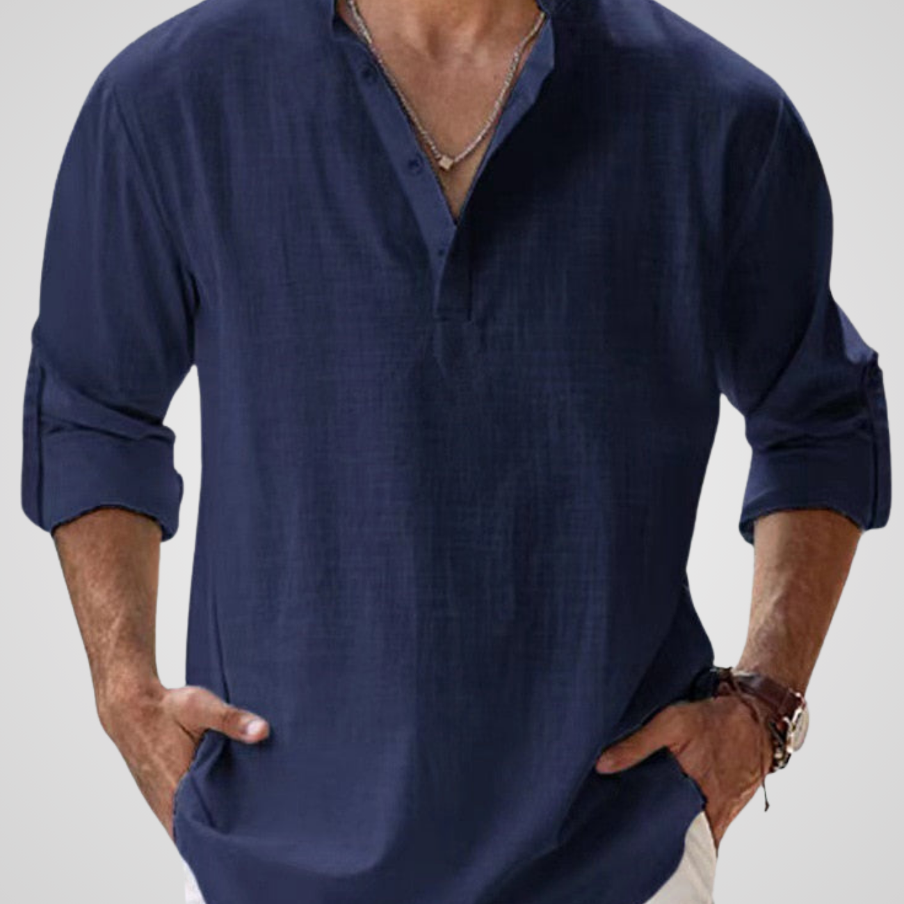 Harland | Breathable Linen Shirt