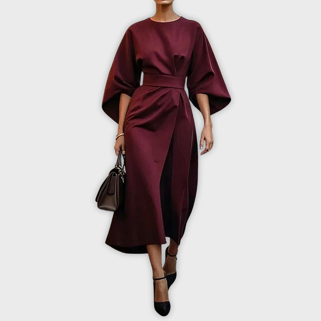 Cerys | Belted Maxi Dress