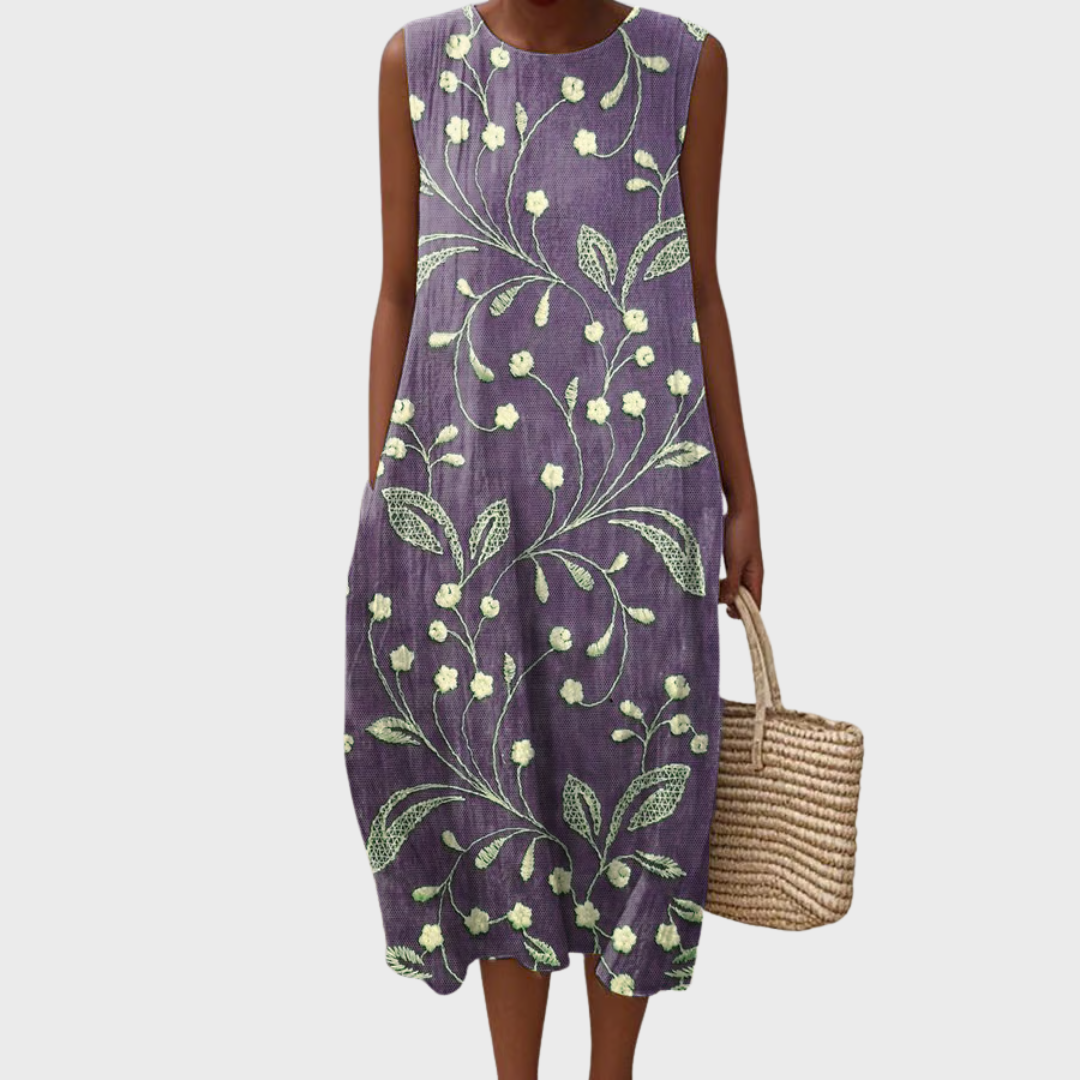 Gemma | Casual Floral Cotton Dress