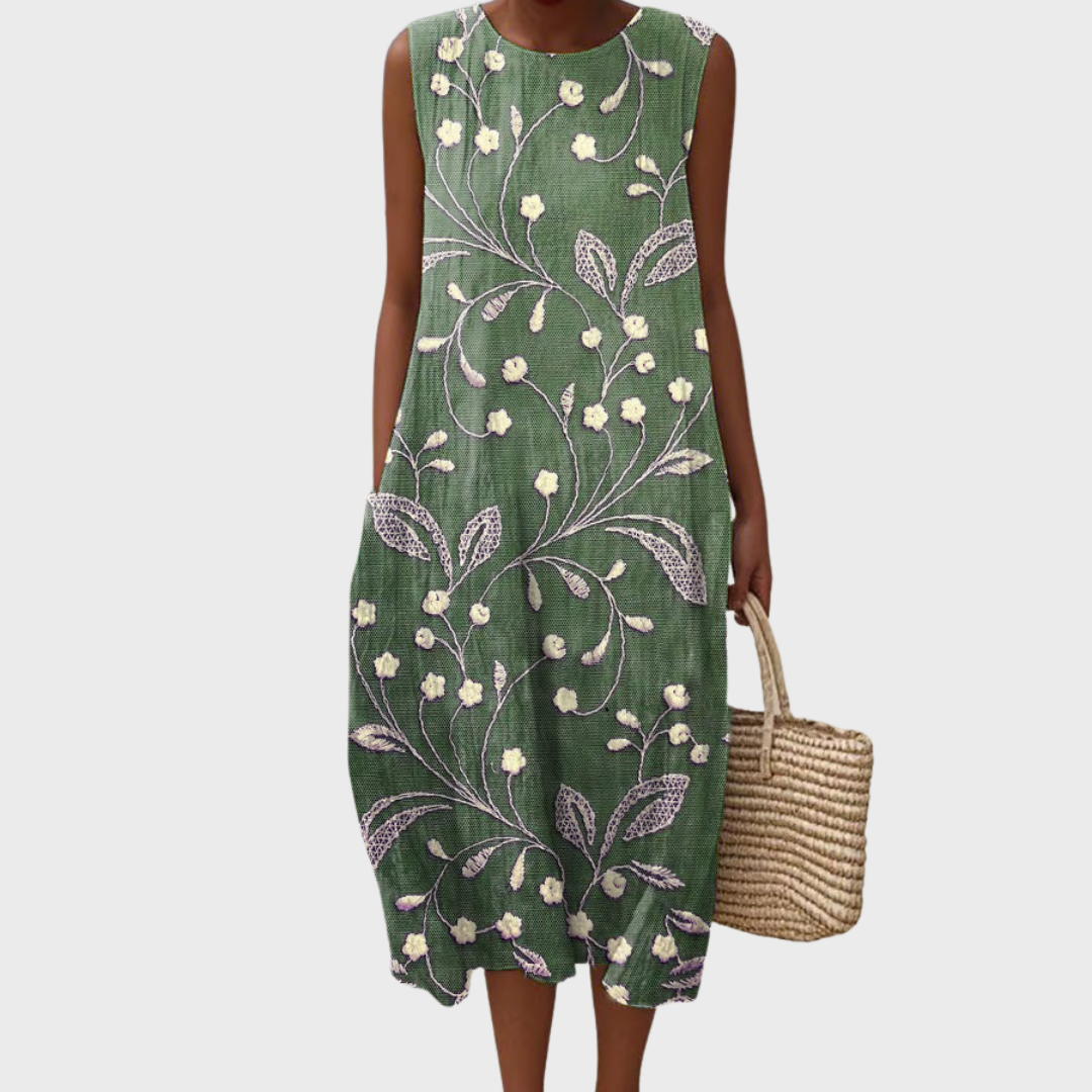 Gemma | Casual Floral Cotton Dress