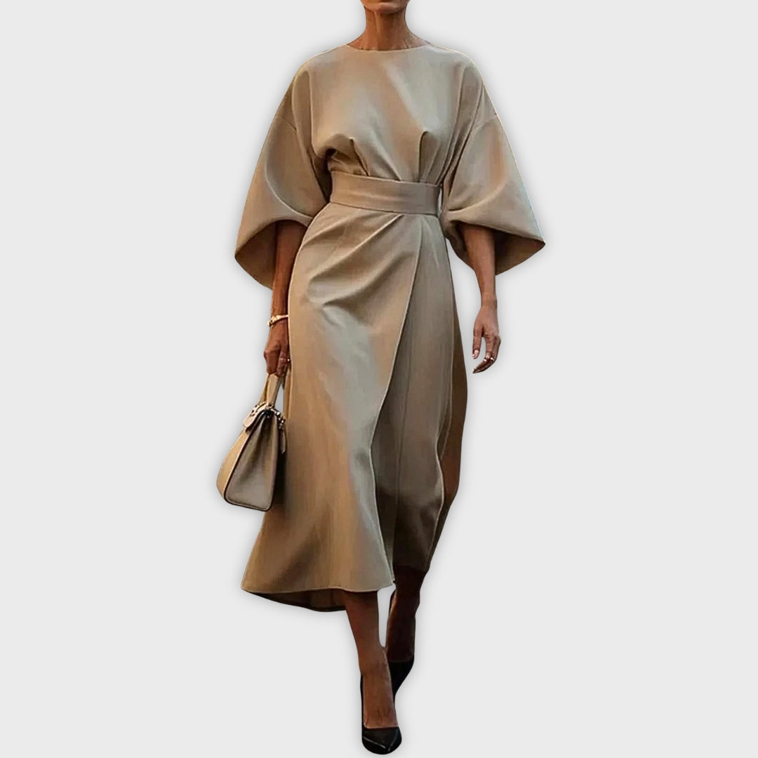Cerys | Belted Maxi Dress