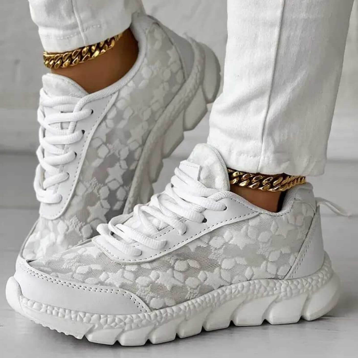 Dottie™ Breathable Orthopedic Lace Sneakers