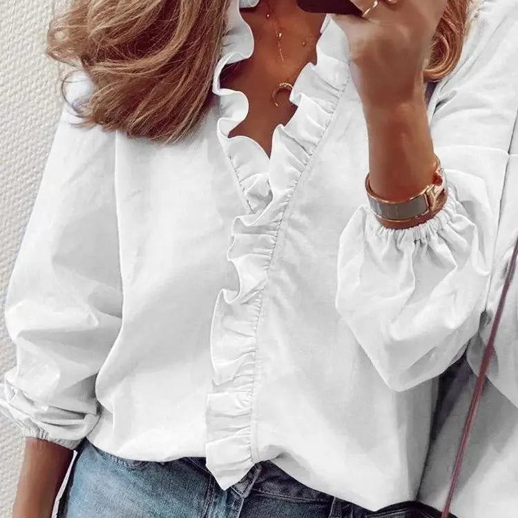 Sienna | Elegant Long-Sleeve Blouse