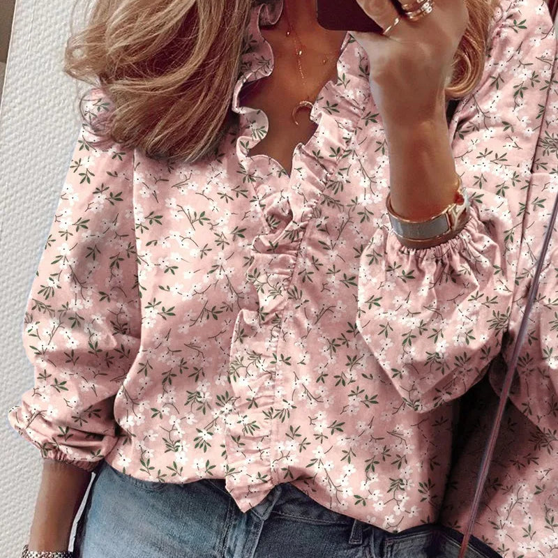 Sienna | Elegant Long-Sleeve Blouse