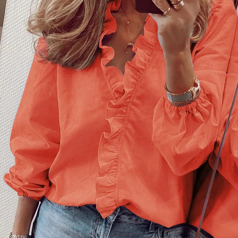 Sienna | Elegant Long-Sleeve Blouse