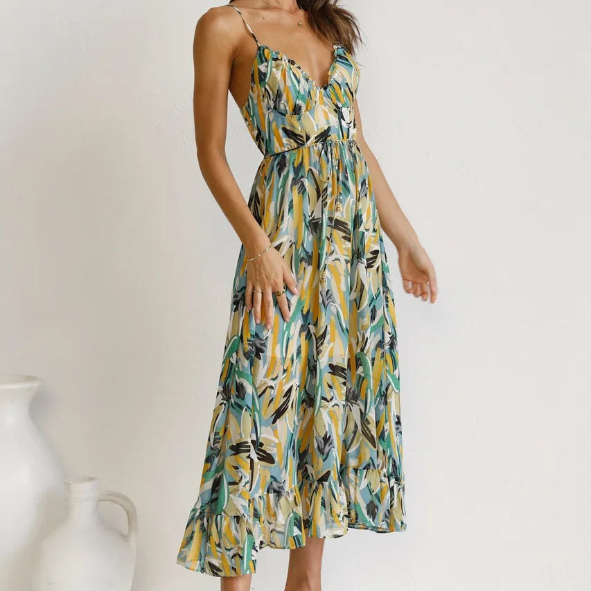 Fallon™ Bohemian Print Summer Dress