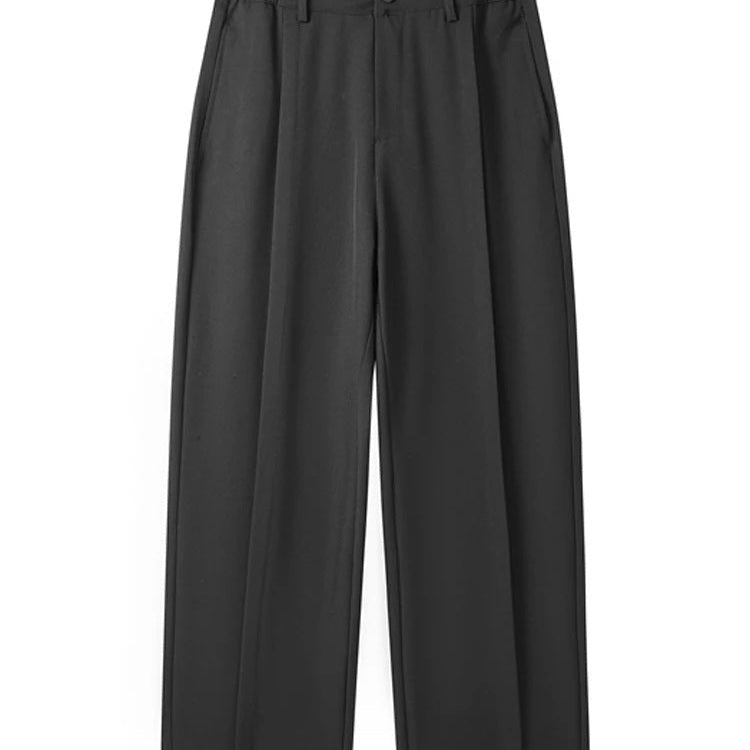 Teo - Wide-Leg Pleated Trousers