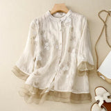 Tove™ Elegant Floral Blouse