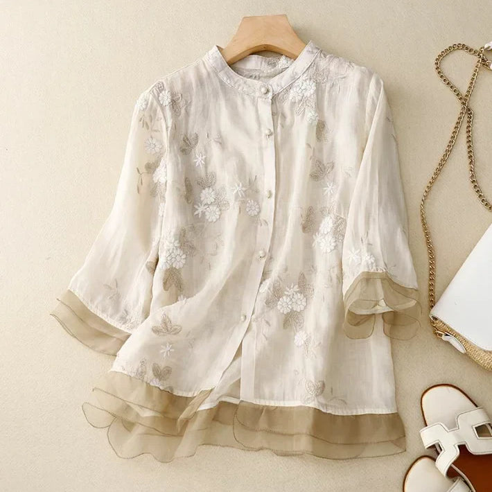 Tove™ Elegant Floral Blouse